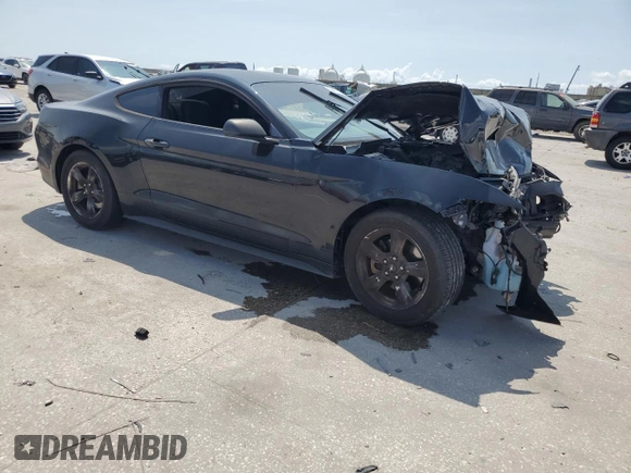 2017 Ford Mustang V6 z VIN 1FA6P8AM5H5235195, wystawiony jako Copart lot #59473115 z przebiegiem Nie podano mil oraz Szkoda całkowita • Salvage title. Historia ofert i sprzedaży dostępna na DreamBid. Obrazek 4.
