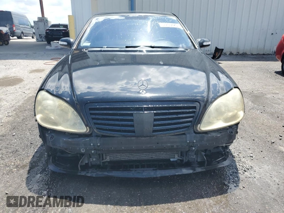 2006 Mercedes-Benz S 430 with VIN WDBNG70J56A473445, listed as a Copart auction lot 57299425 with 145,553 mi miles and Salvage title. Bid and sale history available at DreamBid. Image 5.