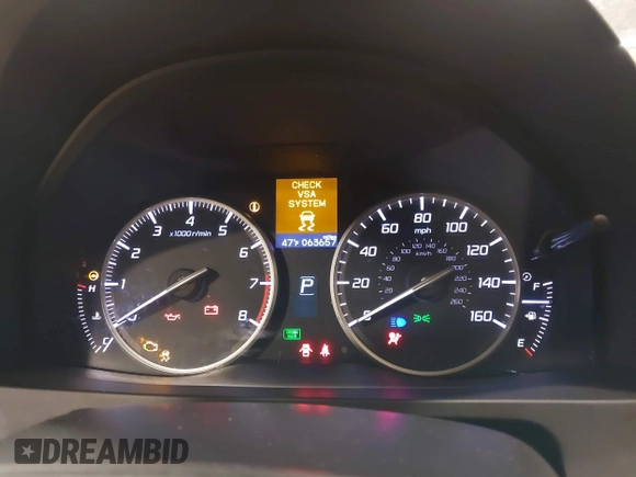 2018 Acura RDX with VIN 5J8TB4H39JL028636, listed as a IAAI auction lot 41285319 with 63,657 mi miles. Bid and sale history available at carsss.com. Image 7.