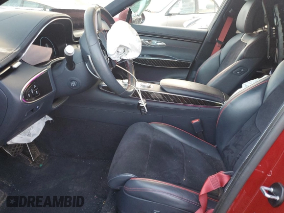 2022 Genesis GV70 Sport with VIN KMUMCDTC6NU022071, listed as a Copart auction lot 88874765 with 57,204 mi miles and Salvage title. Bid and sale history available at DreamBid. Image 7.