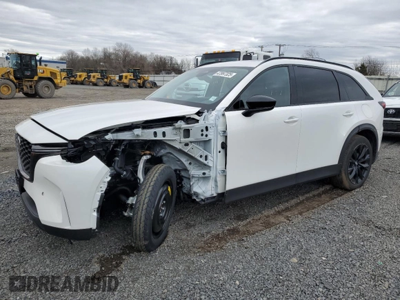 2025 Mazda CX-90 Premium Sport с VIN JM3KKCHA5S1197155, выставлен на аукционе Copart как лот 47997325 с пробегом 1 168 миль миль и Списание • Salvage title. История ставок и продаж доступна на DreamBid. Изображение 1.