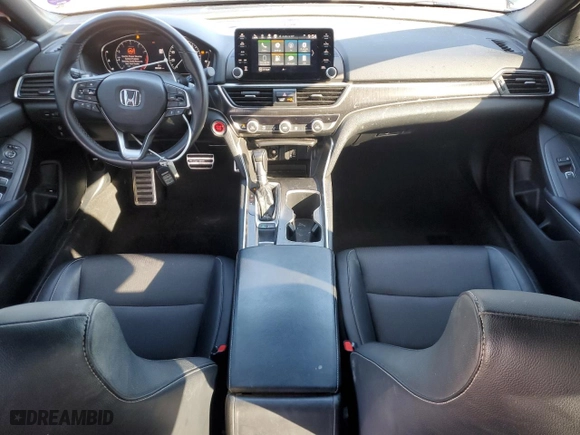 2018 Honda Accord Sedan Sport 1.5T with VIN 1HGCV1F31JA060713, listed as a Copart auction lot 48575805 with 86,362 mi miles and Salvage Title. Bid and sale history available at carsss.com. Image 8.