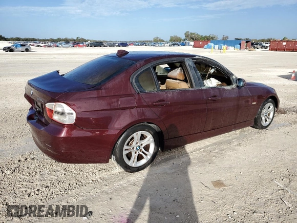 2008 BMW 3 Series 328xi z VIN WBAVC93598K036954, wystawiony jako Copart lot #80918674 z przebiegiem Nie podano mil oraz Nie do naprawy • Non repairable. Historia ofert i sprzedaży dostępna na DreamBid. Obrazek 3.