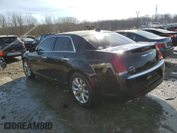 2018 Chrysler 300 Limited with VIN 2C3CCAKG0JH250554, listed as a Copart auction lot 89380265 with 99,334 mi miles and Salvage Title. Bid and sale history available at carsss.com. Image 2.