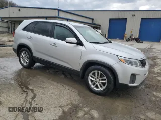 2015 Kia Sorento LX with VIN 5XYKT3A6XFG601732, listed as a Copart auction lot 49853875 with 108,466 mi miles and Salvage Title. Bid and sale history available at DreamBid. Image 4.