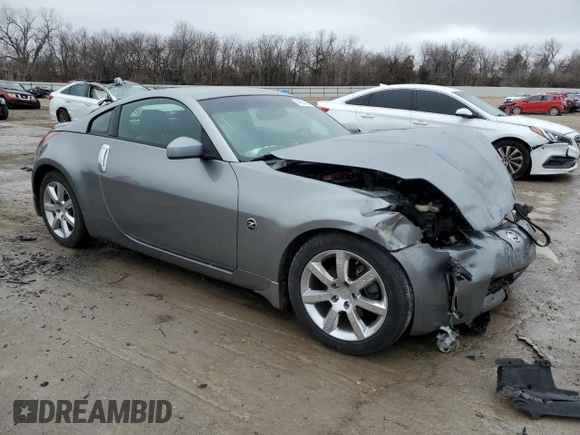 2004 Nissan 350Z Touring with VIN JN1AZ34E14T064105, listed as a Copart auction lot 44650265 with 97,818 mi miles and Salvage Title. Bid and sale history available at carsss.com. Image 4.