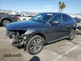 2023 Audi Q5 Sportback S line Premium with VIN WA14AAFY3P2042558, listed as a Copart auction lot 44619395 with 31,799 mi miles and Salvage title. Bid and sale history available at DreamBid. Image 1.