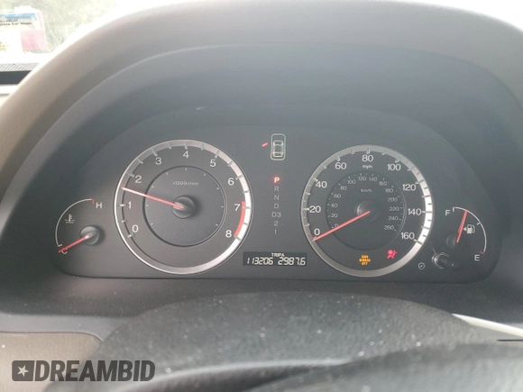 2009 Honda Accord LX-P with VIN 1HGCP26469A170113, listed as a Copart auction lot 50521755 with 113,206 mi miles and Salvage Title. Bid and sale history available at DreamBid. Image 9.