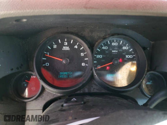 2009 Chevrolet Silverado 1500 Work Truck with VIN 1GCEC14X59Z189974, listed as a Copart auction lot 43809405 with 195,331 mi miles and Salvage Title. Bid and sale history available at DreamBid. Image 9.