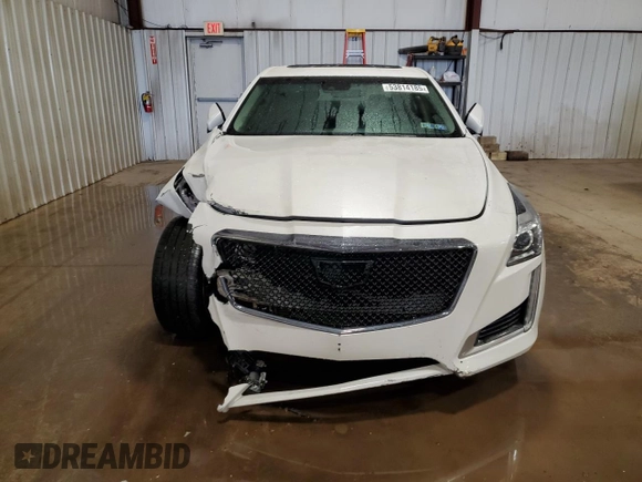 2018 Cadillac CTS Sedan Luxury AWD with VIN 1G6AX5SX6J0142851, listed as a Copart auction lot 53814185 with 53,747 mi miles and Salvage Title. Bid and sale history available at carsss.com. Image 5.