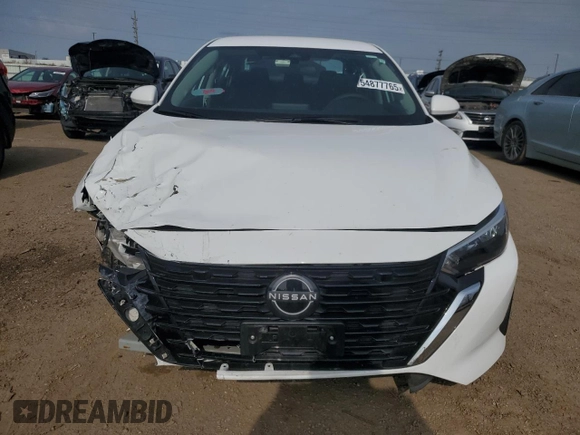 2024 Nissan Sentra S with VIN 3N1AB8BV0RY218483, listed as a Copart auction lot 54877765 with 44,261 mi miles and Non repairable. Bid and sale history available at DreamBid. Image 5.