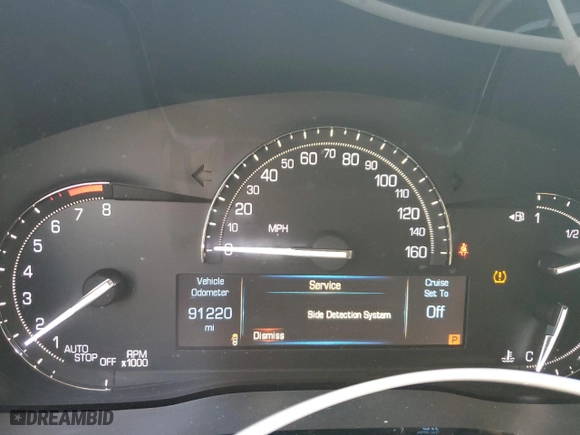2018 Cadillac XT5 Luxury AWD with VIN 1GYKNDRS1JZ169571, listed as a Copart auction lot 45510825 with 91,220 mi miles and Salvage Title. Bid and sale history available at carsss.com. Image 9.