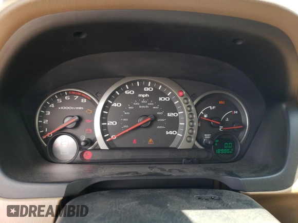2005 Honda Pilot EX-L z VIN 5FNYF18505B001357, wystawiony jako Copart lot #60452865 z przebiegiem 189 862 mil mil oraz Szkoda całkowita • Salvage title. Historia ofert i sprzedaży dostępna na DreamBid. Obrazek 9.