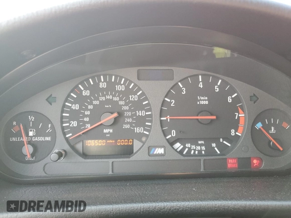 1995 BMW 3 Series M3 with VIN WBSBF932XSEH04586, listed as a Copart auction lot 75458534 with Not Provided miles and Non Repairable. Bid and sale history available at DreamBid. Image 9.