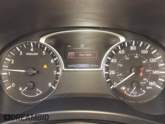 2016 Nissan Pathfinder SV with VIN 5N1AR2MNXGC663656, listed as a IAAI auction lot 42000343 with 122,577 mi miles. Bid and sale history available at carsss.com. Image 7.