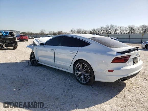 2016 Audi A7 3.0 Premium Plus with VIN WAUWGAFCXGN050489, listed as a Copart auction lot 37699464 with 0 mi miles. Bid and sale history available at carsss.com. Image 2.