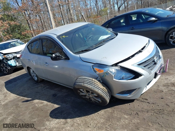 2019 Nissan Versa Sedan SV with VIN 3N1CN7AP2KL818910, listed as a IAAI auction lot 41542379 with 64,626 mi miles. Bid and sale history available at carsss.com. Image 1.