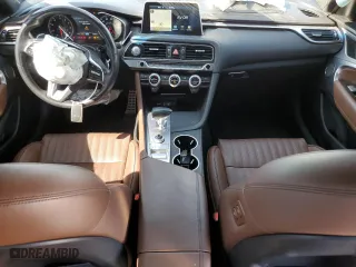 2020 Genesis G70 2.0T with VIN KMTG34LA4LU048830, listed as a Copart auction lot 71755414 with 40,429 mi miles and Salvage Title. Bid and sale history available at carsss.com. Image 8.