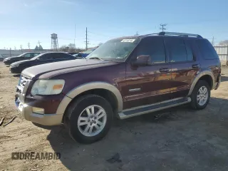 2006 Ford Explorer Eddie Bauer z VIN 1FMEU64E76UB72641, wystawiony jako Copart lot #42713215 z przebiegiem 223 195 mil mil oraz Szkoda całkowita • Salvage title. Historia ofert i sprzedaży dostępna na DreamBid. Obrazek 1.