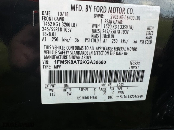 2019 Ford Police Interceptor Utility with VIN 1FM5K8AT2KGA30680, listed as a Copart auction lot 80170734 with 102,562 mi miles and Clean Title. Bid and sale history available at carsss.com. Image 13.