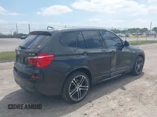 2017 BMW X3 sDrive28i with VIN 5UXWZ7C52H0U46905, listed as a IAAI auction lot 42080648 with 105,989 mi miles. Bid and sale history available at carsss.com. Image 4.