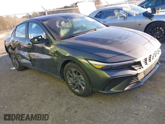2024 Hyundai Elantra SEL with VIN KMHLM4DG3RU686052, listed as a IAAI auction lot 41322384 with 11,228 mi miles. Bid and sale history available at carsss.com. Image 1.
