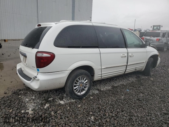 2002 Chrysler Town & Country Limited with VIN 2C8GP64L22R606053, listed as a Copart auction lot 44357905 with Not Provided miles and Salvage Title. Bid and sale history available at carsss.com. Image 3.