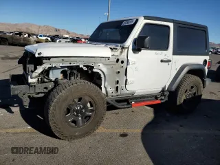 2020 Jeep Wrangler Sport S z VIN 1C4GJXAG4LW140067, wystawiony jako Copart lot #89398295 z przebiegiem 34 651 mil mil oraz Szkoda całkowita • Salvage title. Historia ofert i sprzedaży dostępna na DreamBid. Obrazek 1.