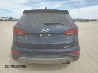 2017 Hyundai Santa Fe 2.4L with VIN 5XYZT3LB7HG489726, listed as a Copart auction lot 48418395 with 56,591 mi miles and Salvage title. Bid and sale history available at DreamBid. Image 6.