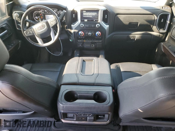 2021 GMC Sierra 1500 Limited SLT with VIN 1GTU9DET1MZ192192, listed as a Copart auction lot 83415564 with 80,323 mi miles and Salvage Title. Bid and sale history available at carsss.com. Image 8.