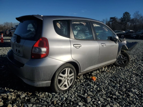 2007 Honda Fit Sport with VIN JHMGD38657S034820, listed as a Copart auction lot 42932465 with 183,862 mi miles and Salvage Title. Bid and sale history available at carsss.com. Image 3.
