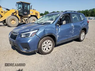2021 Subaru Forester z VIN JF2SKADC0MH584163, wystawiony jako Copart lot #62375425 z przebiegiem 58 286 mil mil oraz Szkoda całkowita • Salvage title. Historia ofert i sprzedaży dostępna na DreamBid. Obrazek 1.