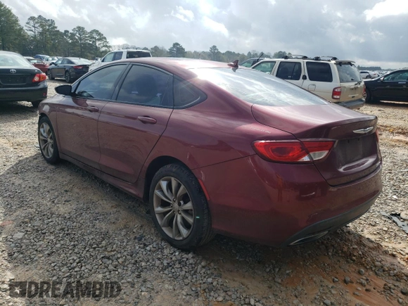 2015 Chrysler 200 S with VIN 1C3CCCBG4FN551466, listed as a Copart auction lot 44675765 with 178,723 mi miles and Salvage Title. Bid and sale history available at DreamBid. Image 2.