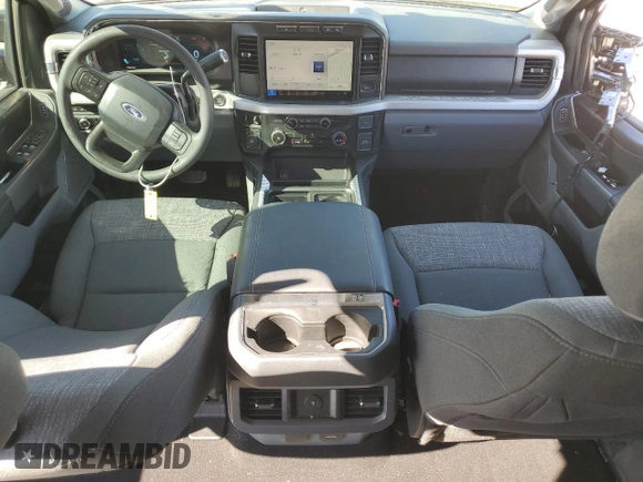 2024 Ford Super Duty F-250 SRW XL with VIN 1FT8W2BN8REE93710, listed as a Copart auction lot 43568815 with 10,088 mi miles and Salvage Title. Bid and sale history available at carsss.com. Image 8.