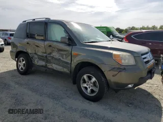 2008 Honda Pilot EX-L with VIN 5FNYF18528B004331, listed as a Copart auction lot 53324835 with 201,040 mi miles and Salvage Title. Bid and sale history available at carsss.com. Image 4.