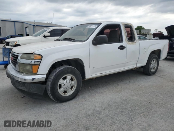 2007 GMC Canyon SLE1 z VIN 1GTCS199778168003, wystawiony jako Copart lot #58321115 z przebiegiem 217 161 mil mil oraz Czysty tytuł • Clean title. Historia ofert i sprzedaży dostępna na DreamBid. Obrazek 1.