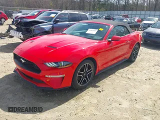 2018 Ford Mustang EcoBoost Premium with VIN 1FATP8UH7J5155307, listed as a IAAI auction lot 41807945 with 57,933 mi miles and . Bid and sale history available at carsss.com. Image 17.
