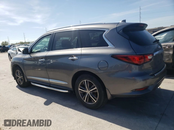 2017 Infiniti QX60 with VIN 5N1DL0MN8HC523125, listed as a Copart auction lot 50613095 with 101,111 mi miles and Salvage Title. Bid and sale history available at DreamBid. Image 2.