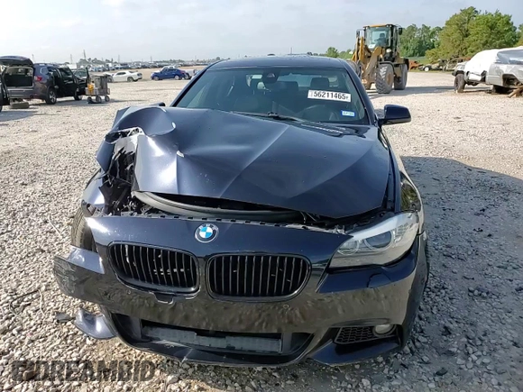 2013 BMW 5 Series 550i xDrive z VIN WBAFU9C59DDY72859, wystawiony jako Copart lot #56211465 z przebiegiem 98 620 mil mil oraz Szkoda całkowita • Salvage title. Historia ofert i sprzedaży dostępna na DreamBid. Obrazek 13.