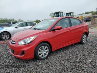 2013 Hyundai Accent GLS with VIN KMHCT4AE0DU516326, listed as a Copart auction lot 51529655 with 87,355 mi miles and Salvage Title. Bid and sale history available at carsss.com. Image 1.