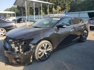 2017 Nissan Maxima S with VIN 1N4AA6AP3HC392231, listed as a Copart auction lot 77675904 with 123,897 mi miles and Salvage title. Bid and sale history available at DreamBid. Image 1.