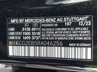 2024 Mercedes-Benz EQS 450 z VIN W1KCG2EB5RA046256, wystawiony jako IAAI lot #41203235 z przebiegiem 5 332 mil mil oraz . Historia ofert i sprzedaży dostępna na DreamBid. Obrazek 9.