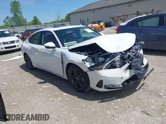 2025 Acura Integra Technology z VIN 19UDE4H62SA007565, wystawiony jako IAAI lot #42152081 z przebiegiem 3 910 mil mil oraz . Historia ofert i sprzedaży dostępna na DreamBid. Obrazek 1.