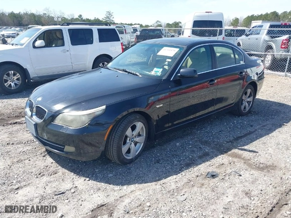 2008 BMW 5 Series 528xi with VIN WBANV13548BZ47995, listed as a IAAI auction lot 41761470 with NaN miles. Bid and sale history available at carsss.com. Image 2.