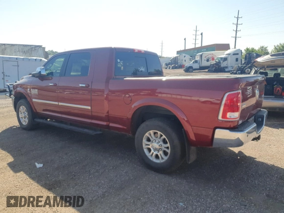 2015 Ram 2500 Laramie with VIN 3C6UR5NL2FG627544, listed as a Copart auction lot 61607835 with 53,253 mi miles and Salvage title. Bid and sale history available at DreamBid. Image 2.