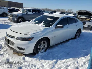2016 Chevrolet Malibu LS z VIN 1G1ZB5ST2GF241404, wystawiony jako Copart lot #44987455 z przebiegiem 184 608 mil mil oraz Szkoda całkowita • Salvage title. Historia ofert i sprzedaży dostępna na DreamBid. Obrazek 1.