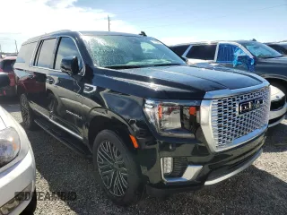2024 GMC Yukon XL Denali with VIN 1GKS2JKL7RR228753, listed as a Copart auction lot 74196064 with 6,266 mi miles and Salvage Title. Bid and sale history available at carsss.com. Image 4.
