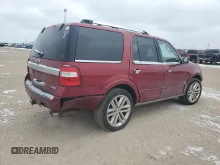 2017 Ford Expedition Platinum with VIN 1FMJU1MT2HEA13717, listed as a Copart auction lot 45651025 with 114,340 mi miles and Salvage title. Bid and sale history available at DreamBid. Image 3.