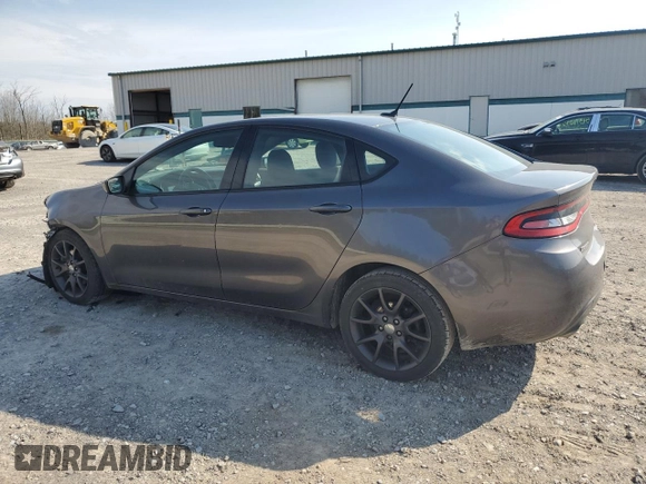 2016 Dodge Dart SXT z VIN 1C3CDFBB2GD592334, wystawiony jako Copart lot #54154585 z przebiegiem 88 261 mil mil oraz Szkody całkowita. Historia ofert i sprzedaży dostępna na DreamBid. Obrazek 2.