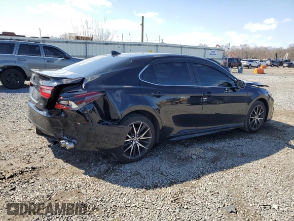 2021 Toyota Camry SE Nightshade with VIN 4T1G11AK8MU582554, listed as a Copart auction lot 50228315 with 65,662 mi miles and Salvage Title. Bid and sale history available at carsss.com. Image 3.